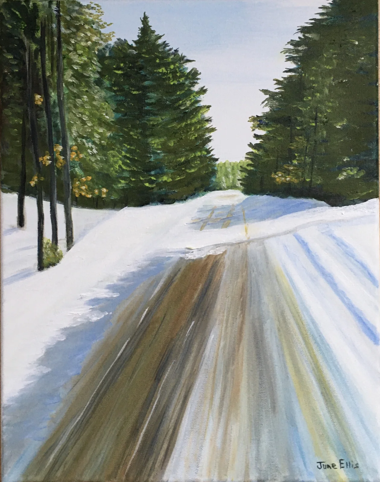 Exclusive Winter Trail Painting Offer for My Valued Subscribers!