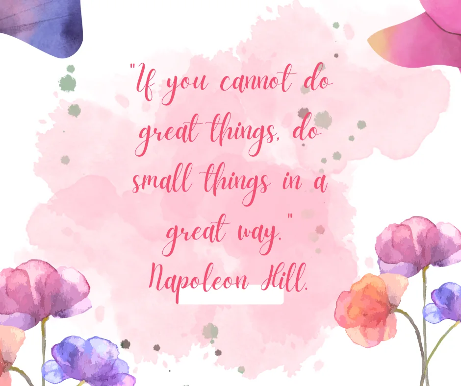 What Can We Do Each Day?