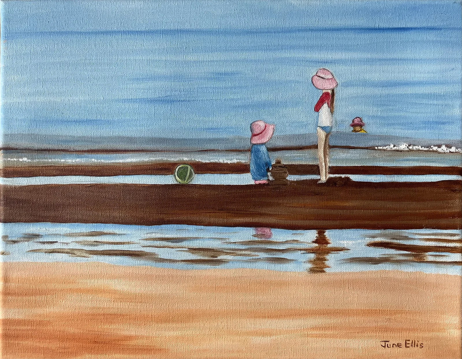 Beach Treasures by PEI artist June Ellis